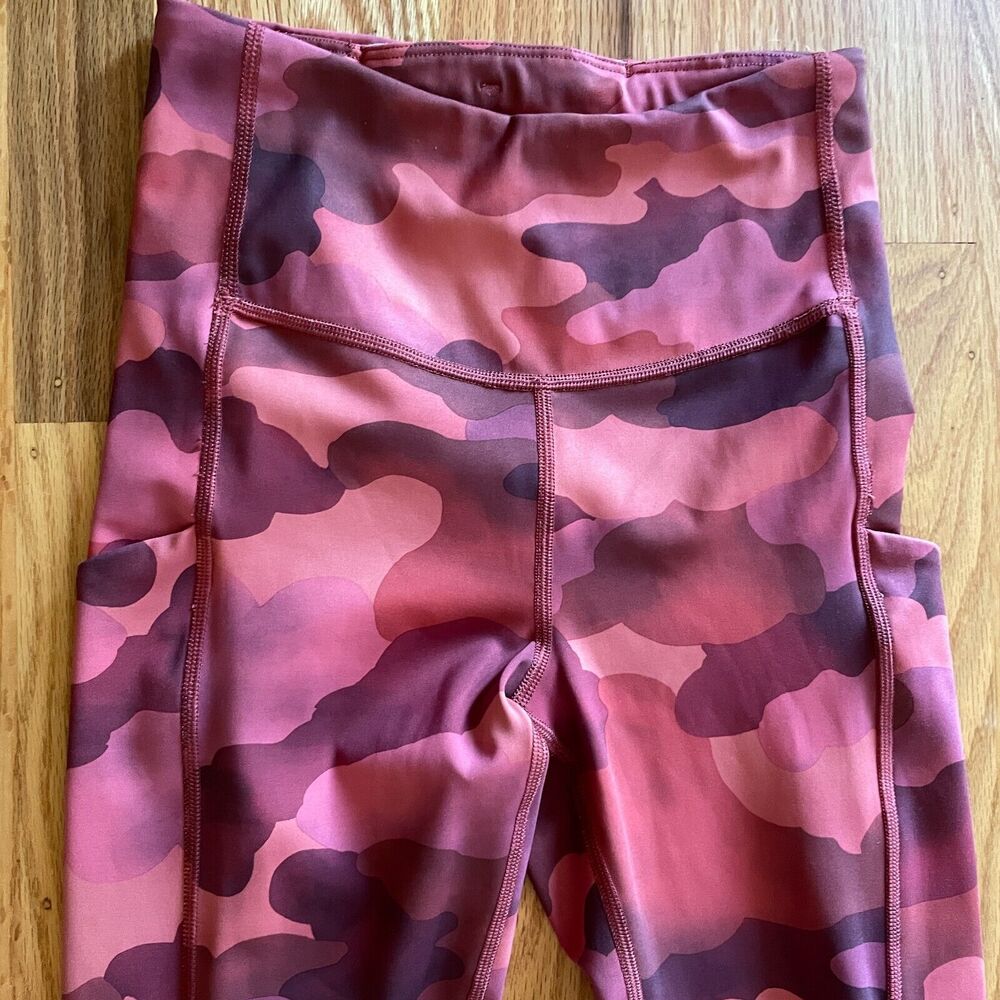ATHLETA Lot of 2 Ultimate Stash Pockets Mantra Print Leggings Womens Size XXS - Picture 3 of 8